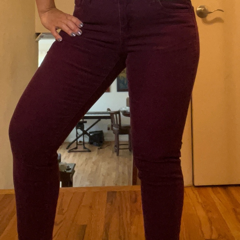 Dyson Deep Red Skinny Jeans